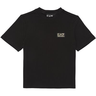 Emporio Armani T-shirt GOLD LABEL BOY TEE Nero 10 anni Emporio Armani T-shirt GOLD LABEL BOY TEE Nero 10 anni