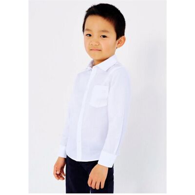 Mayoral Camicia a maniche lunghe ATRMPN-48590 Bianco 6 anni Mayoral Camicia a maniche lunghe ATRMPN-48590 Bianco 6 anni