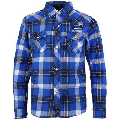 Srk Camicia a maniche corte Chemise garçon ECEFLY Blu 16 anni Srk Camicia a maniche corte Chemise garçon ECEFLY Blu 16 anni