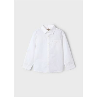 Mayoral Camicia a maniche lunghe ATRMPN-48895 Bianco 6 anni Mayoral Camicia a maniche lunghe ATRMPN-48895 Bianco 6 anni