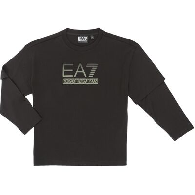 Emporio Armani T-shirts a maniche lunghe 7B000169 Nero 8 anni Emporio Armani T-shirts a maniche lunghe 7B000169 Nero 8 anni