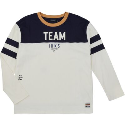 Ikks T-shirts a maniche lunghe X210033 Beige 5 anni Ikks T-shirts a maniche lunghe X210033 Beige 5 anni