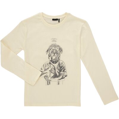 Ikks T-shirts a maniche lunghe X210023 Beige 5 anni Ikks T-shirts a maniche lunghe X210023 Beige 5 anni