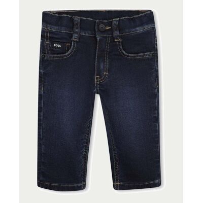 Boss Jeans Jeans bambino in lavaggio scuro Blu 9 mesi Boss Jeans Jeans bambino in lavaggio scuro Blu 9 mesi