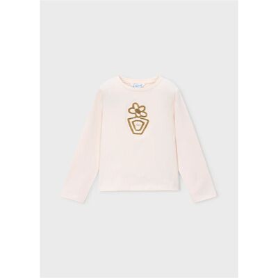 Mayoral T-shirts a maniche lunghe ATRMPN-56928 Beige 6 anni Mayoral T-shirts a maniche lunghe ATRMPN-56928 Beige 6 anni