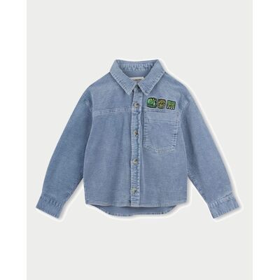 Billieblush Camicia a maniche corte Camicia in velluto bambino Blu 6 anni Billieblush Camicia a maniche corte Camicia in velluto bambino Blu 6 anni