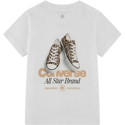 Converse T-shirt 4CJ847 Bianco 10 / 11 anni Converse T-shirt 4CJ847 Bianco 10 / 11 anni