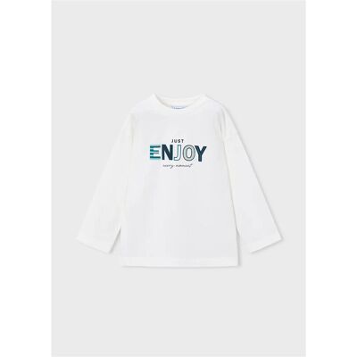 Mayoral T-shirts a maniche lunghe ATRMPN-57204 Beige 5 anni Mayoral T-shirts a maniche lunghe ATRMPN-57204 Beige 5 anni