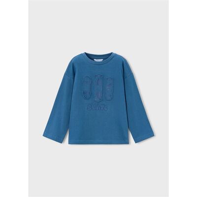 Mayoral T-shirts a maniche lunghe ATRMPN-57202 Blu 6 anni Mayoral T-shirts a maniche lunghe ATRMPN-57202 Blu 6 anni