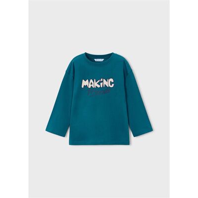 Mayoral T-shirts a maniche lunghe ATRMPN-57208 Blu 7 anni Mayoral T-shirts a maniche lunghe ATRMPN-57208 Blu 7 anni