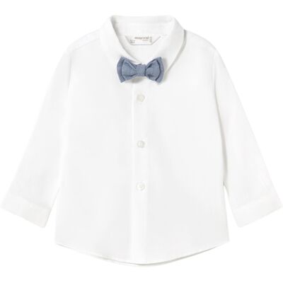 Mayoral Camicia a maniche lunghe 1f-1102-26 Bianco 0 / 6 mesi Mayoral Camicia a maniche lunghe 1f-1102-26 Bianco 0 / 6 mesi