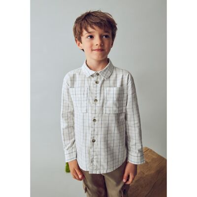 Mayoral Camicia a maniche lunghe 4128 Beige 7 anni Mayoral Camicia a maniche lunghe 4128 Beige 7 anni
