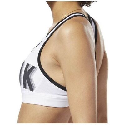 Reebok Reggiseno sportivo Hero Brand Read Bianco EU L Reebok Reggiseno sportivo Hero Brand Read Bianco EU L