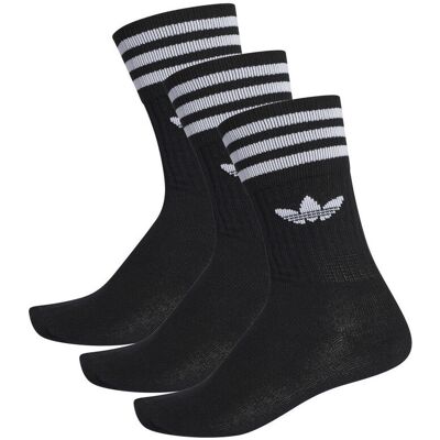 Adidas Calzini Solid crew sock Nero 35 / 38 Adidas Calzini Solid crew sock Nero 35 / 38