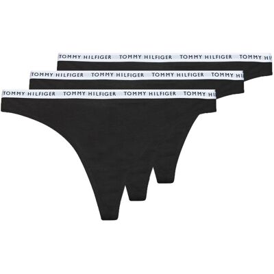 Tommy Hilfiger Perizoma THONG X3 Nero EU XL Tommy Hilfiger Perizoma THONG X3 Nero EU XL
