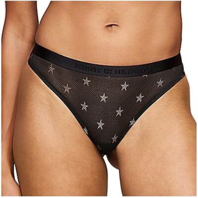 Tommy Hilfiger Perizoma Thong Nero UK S Tommy Hilfiger Perizoma Thong Nero UK S