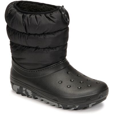Crocs Scarpe da neve bambini Classic Neo Puff Boot K Nero 22 / 23 Crocs Scarpe da neve bambini Classic Neo Puff Boot K Nero 22 / 23