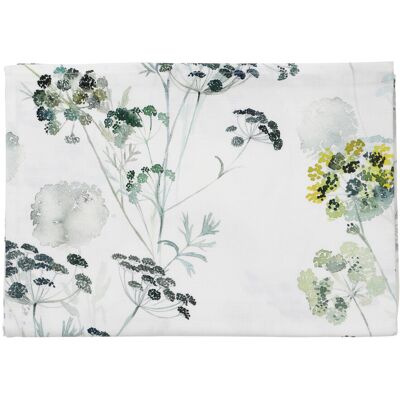 Tovaglia Herbier Bianca di Côté Table - Motivo Floreale Tovaglia Herbier Bianca di Côté Table - Motivo Floreale