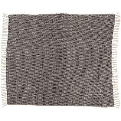 Mylittleplace FIORITE - Plaid Nero - Accogliente & Elegante Mylittleplace FIORITE - Plaid Nero - Accogliente & Elegante