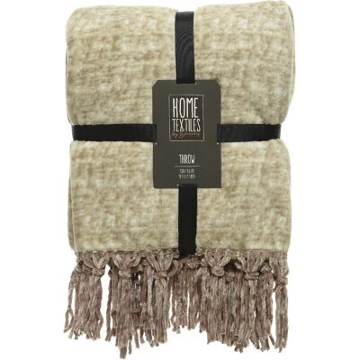 Fodera Beige Decoris AUGUSTIN - Plaid Fodera Beige Decoris AUGUSTIN - Plaid