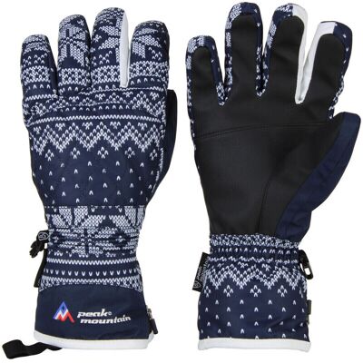 Peak Mountain Minogue Guanti Blu - S/M Peak Mountain Minogue Guanti Blu - S/M