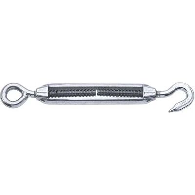 Talamex Tenditore A Vite Con Occhio E Gancio Silver 6 mm Talamex Tenditore A Vite Con Occhio E Gancio Silver 6 mm