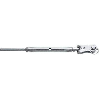 Talamex Tenditore A Vite Con Gancio E Terminale A Filo Silver 3 mm Talamex Tenditore A Vite Con Gancio E Terminale A Filo Silver 3 mm