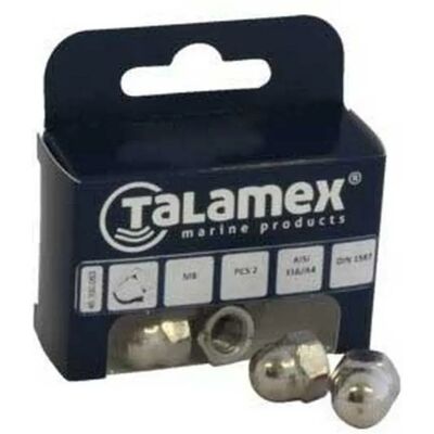 Talamex Dado Esagonale Cieco 6 Unità Grey 6 mm Talamex Dado Esagonale Cieco 6 Unità Grey 6 mm