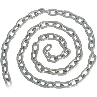 Osculati Catena Zincato Genoese 50 M 6 Mm Silver One Size Osculati Catena Zincato Genoese 50 M 6 Mm Silver One Size