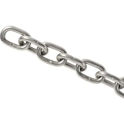 Catena in acciaio inossidabile AISI 316 Ossulati - 5mm x 50m Catena in acciaio inossidabile AISI 316 Ossulati - 5mm x 50m