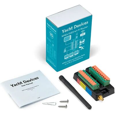 Yacht Devices Connettore Router Wi-fi Nmea0183 4 Unità Black One Size Yacht Devices Connettore Router Wi-fi Nmea0183 4 Unità Black One Size