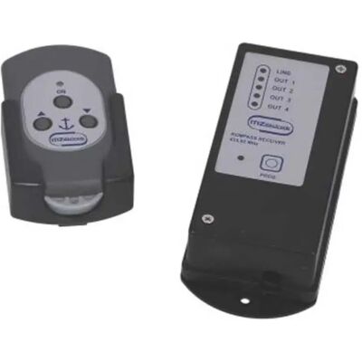 Italwinch Set Ricevitore Telecomando Verricello Kompass 2 Canali Black / Grey One Size Italwinch Set Ricevitore Telecomando Verricello Kompass 2 Canali Black / Grey One Size