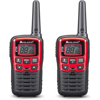 Midland Walkie-talkie Ek35 2 Pmr446 Xt30 Black One Size Midland Walkie-talkie Ek35 2 Pmr446 Xt30 Black One Size