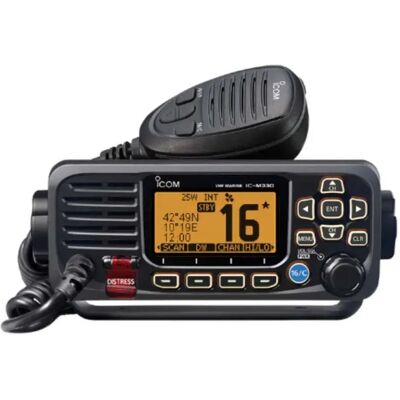 Icom Stazione Radio Vhf Marina Fissa Ipx7 Ic-m330ge 25w Black One Size Icom Stazione Radio Vhf Marina Fissa Ipx7 Ic-m330ge 25w Black One Size