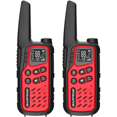 Baofeng Walkie-talkie Bf-t25e 2 Unità Red One Size Baofeng Walkie-talkie Bf-t25e 2 Unità Red One Size