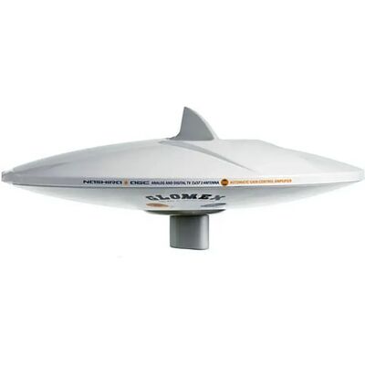 Glomex Antenna Tv/fm Con Controllo Del Guadagno White One Size Glomex Antenna Tv/fm Con Controllo Del Guadagno White One Size