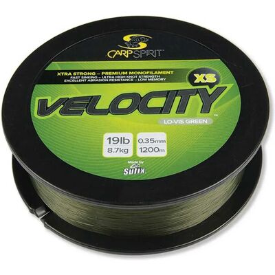Carp Spirit Lenza Da Pesca Per Carpe Velocity™ Xs Lo-vis 1200 M Lo-Vis Green 0.300 mm Carp Spirit Lenza Da Pesca Per Carpe Velocity™ Xs Lo-vis 1200 M Lo-Vis Green 0.300 mm