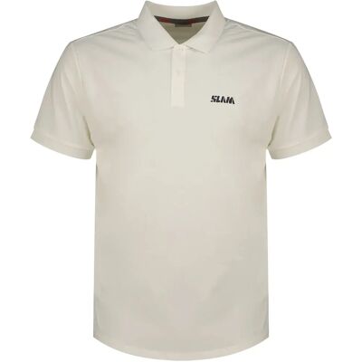 Slam Polo A Maniche Corte Uv Tech Pique Evo Bright White S Slam Polo A Maniche Corte Uv Tech Pique Evo Bright White S