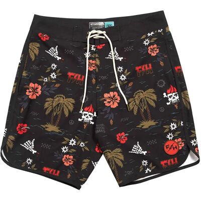 Fasthouse Pantaloncino Da Bagno Tribe 18´´ Black 28 Fasthouse Pantaloncino Da Bagno Tribe 18´´ Black 28