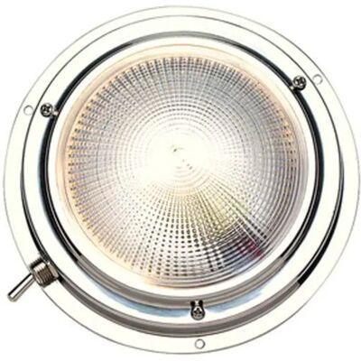 Seachoice Luce A Cupola Con Visione Diurna E Notturna White / Red 102 mm Seachoice Luce A Cupola Con Visione Diurna E Notturna White / Red 102 mm
