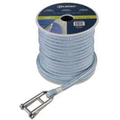 Talamex Cima Pin Shackle 10 Mm White / Blue 33 m Talamex Cima Pin Shackle 10 Mm White / Blue 33 m