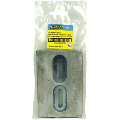 Seachoice Anodo Subacqueo Alluminio Grey 1/2 x 6 x 12´´ Seachoice Anodo Subacqueo Alluminio Grey 1/2 x 6 x 12´´