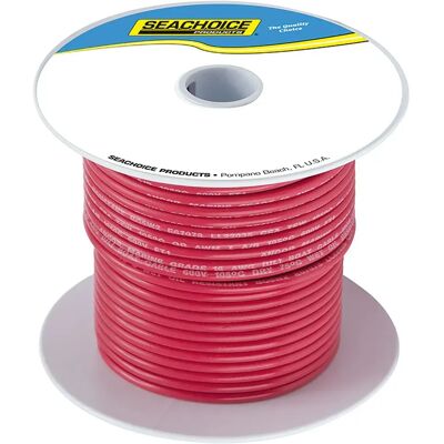 Cavo Marino 12 Awg Seachoice - Rosso - Resistente e Duraturo Cavo Marino 12 Awg Seachoice - Rosso - Resistente e Duraturo