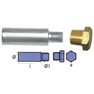 Anodo motore Yanmar - 32mm - Protezione dalla corrosione Anodo motore Yanmar - 32mm - Protezione dalla corrosione