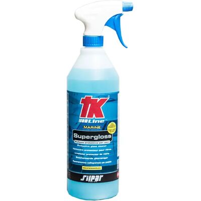 Silpar TK Supergloss - Pulitore per Vetri - Formula Idrorepellente - Protegge da Calcare, Pioggia, Salsedine - Per Pannelli Solari - 60 caratteri Silpar TK Supergloss - Pulitore per Vetri - Formula Idrorepellente - Protegge da Calcare, Pioggia, Salsedine - Per Pannelli Solari - 60 caratteri