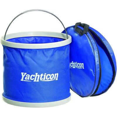 Yachticon Secchio Pieghevole 9l Blue / White 26 x 31 cm Yachticon Secchio Pieghevole 9l Blue / White 26 x 31 cm