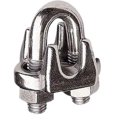 Plastimo Morsetto Per Fune Metallica 2 Units 8 mm Plastimo Morsetto Per Fune Metallica 2 Units 8 mm