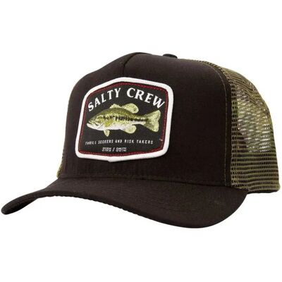 Salty Crew Cappellino Con Visiera Bigmouth Trucker Black / Camo One Size Salty Crew Cappellino Con Visiera Bigmouth Trucker Black / Camo One Size