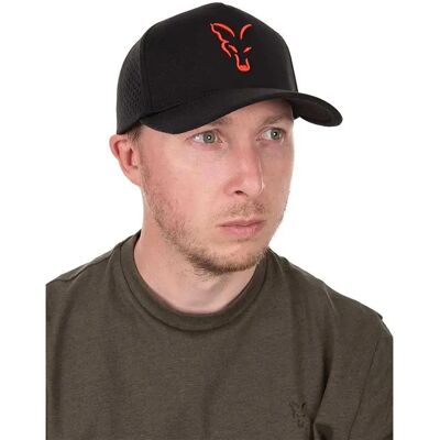 Fox Cappellino Con Visiera Baseball Collection Black / Orange One Size Fox Cappellino Con Visiera Baseball Collection Black / Orange One Size