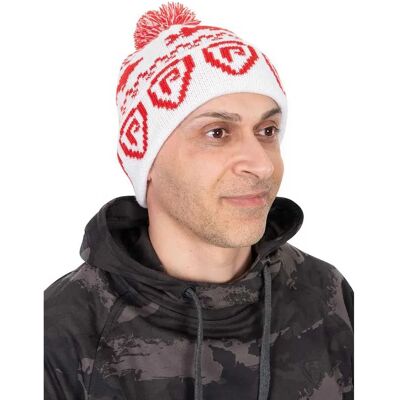 Fox Berrretto Christmas Bobble White / Red One Size Fox Berrretto Christmas Bobble White / Red One Size